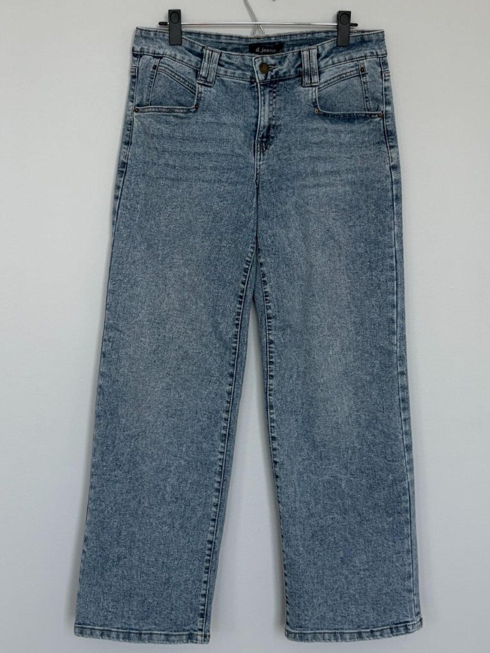 d.jeans Mid-Rise Wide Leg Jeans 8